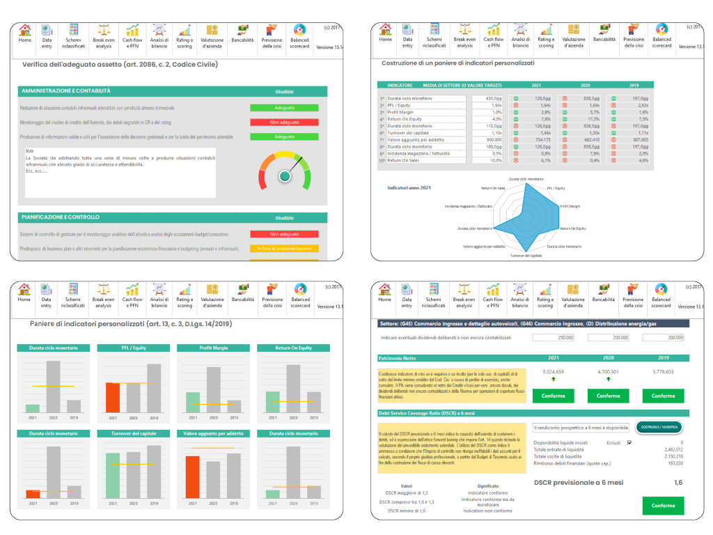 DASHBOARD 360 PRO – Analisi di bilancio in Excel